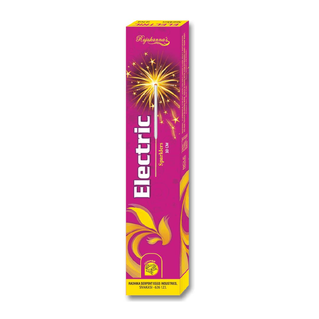 7 CM ELECTRIC SPARKLERS (10 PCS) 1 BOX